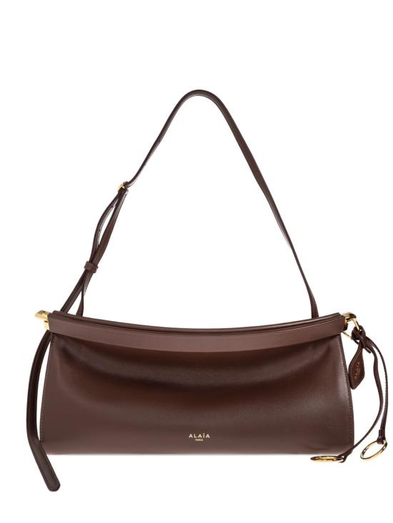 26FW 알라이아 르 클릭 이스트 웨스트 레더 미디움백 AA1S01430CA332 743 BROWN