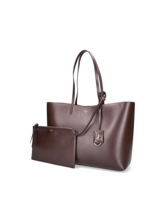 26FW 지미추 토트백 NINE2FIVE E W PKR CHOCOLATE LIGHT GOLD Brown - JIMMY CHOO