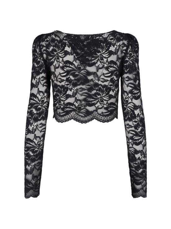 26FW 파코라반 긴팔 티셔츠 24AJTO845PA0170 P001 Black - PACO RABANNE