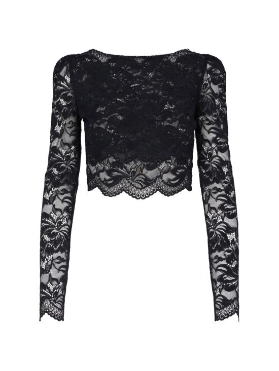 26FW 파코라반 긴팔 티셔츠 24AJTO845PA0170 P001 Black