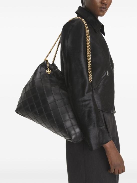 26FW 토리버치 에센셜 U 나일론 토트백 162450 001 BLACK - TORY BURCH
