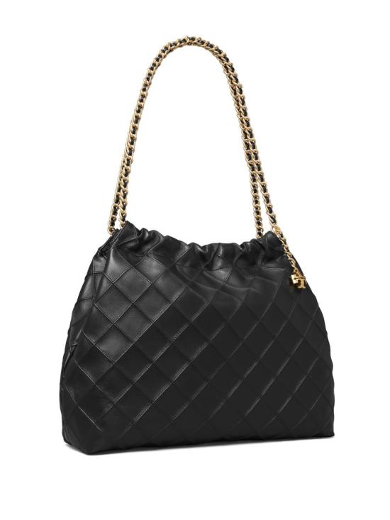 26FW 토리버치 에센셜 U 나일론 토트백 162450 001 BLACK - TORY BURCH