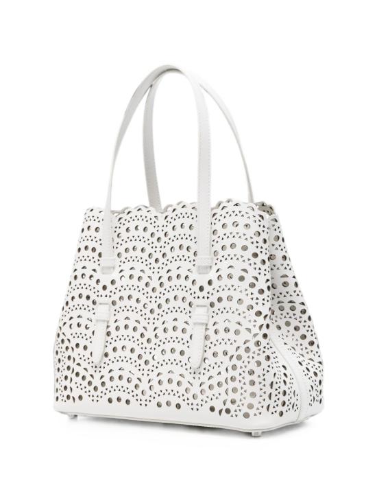 26FW 알라이아 토트백 AA1S06725I251 020 WHITE - ALAIA