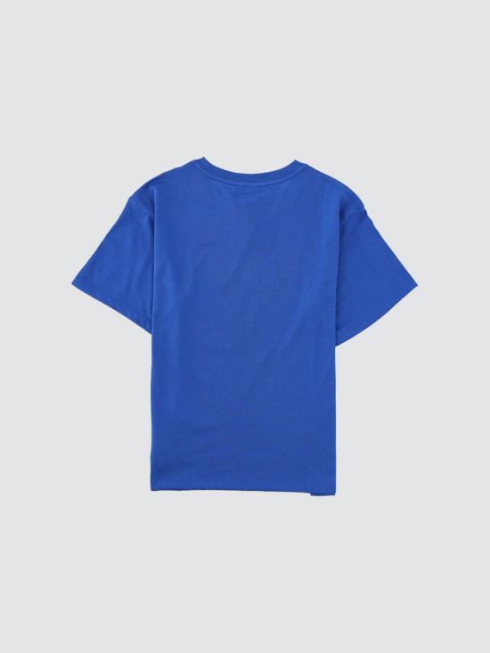 26SS [키즈] 겐조 티셔츠 K61766 871 Blue - KENZO