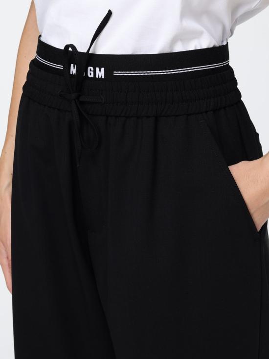 26SS 엠에스지엠 팬츠 4040MP13267100 99 Black - MSGM