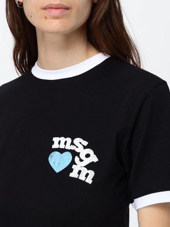 26SS 엠에스지엠 반팔 티셔츠 4042MDM88267002 Black - MSGM
