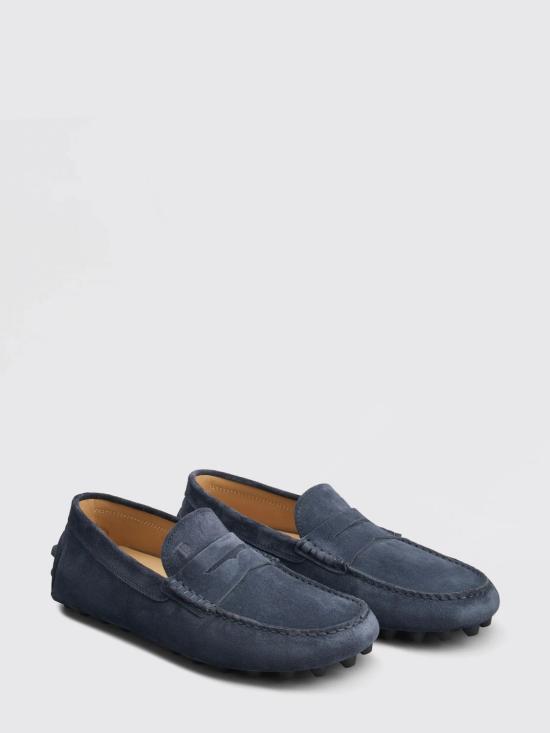 26SS 토즈 고미노 스웨이드 드라이빙 슈즈 XXM52K00640RE0 U805 Blue - TODS