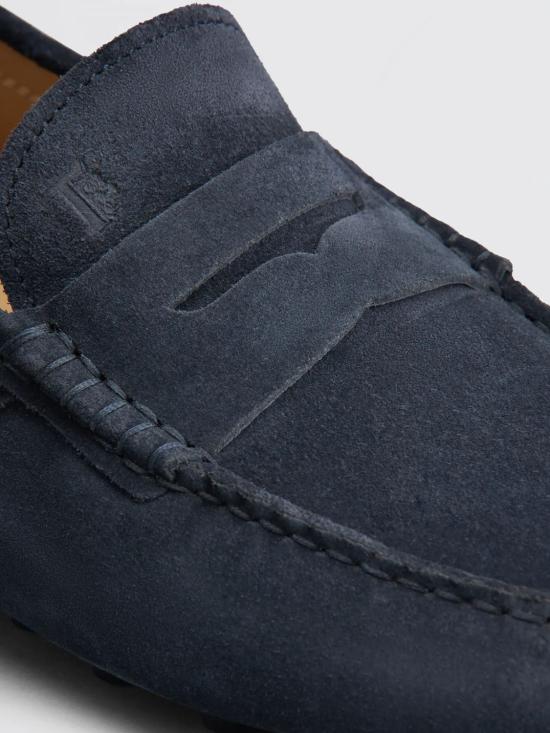 26SS 토즈 고미노 스웨이드 드라이빙 슈즈 XXM52K00640RE0 U805 Blue - TODS
