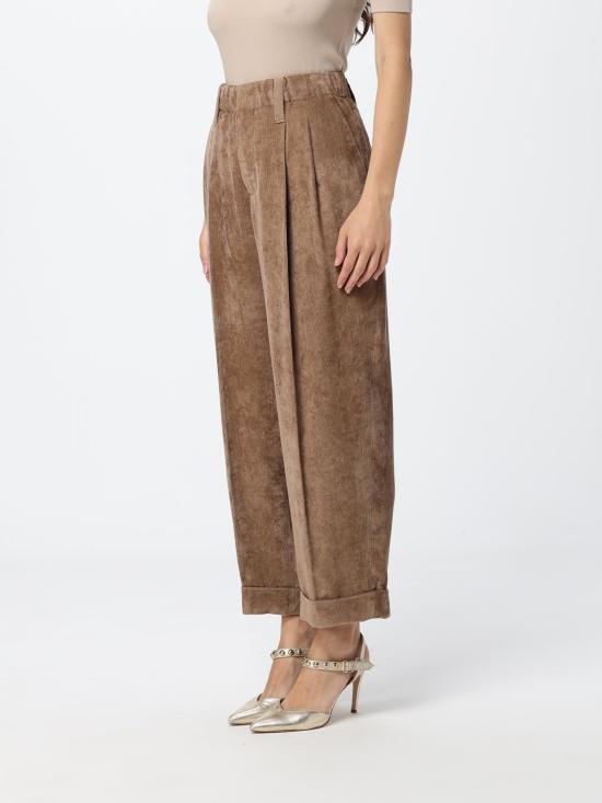 26FW 브루넬로 쿠치넬리 스트레이트 팬츠 MP547P9274 C3368 Hazel - BRUNELLO CUCINELLI