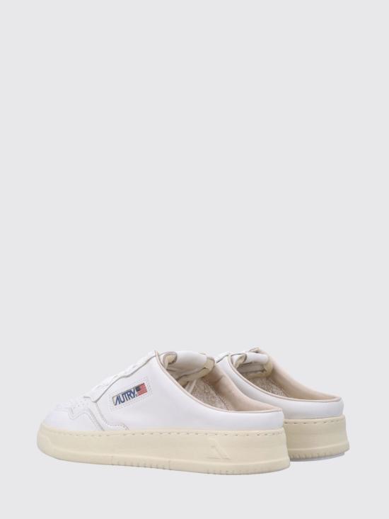 26SS 오트리 메달리스트 시어링 뮬 스니커즈 MULWGG04 White - AUTRY