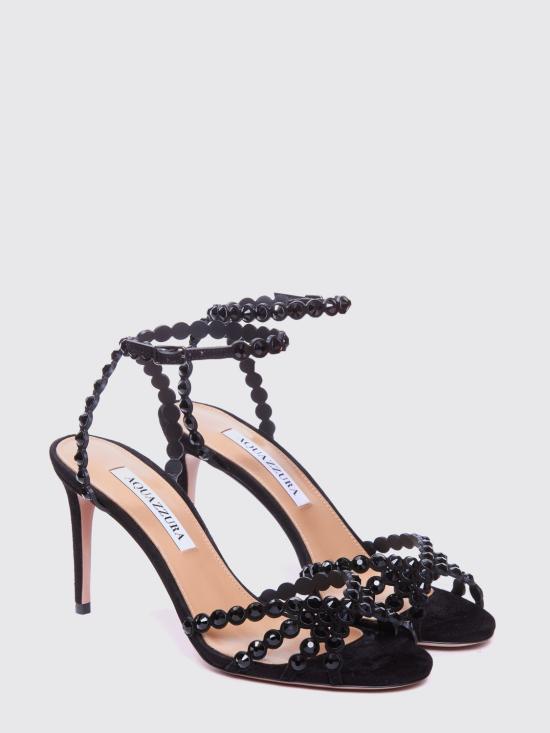 26FW 아쿠아주라 힐/펌프스 TQLMIDS0SUE BJT Black - AQUAZZURA
