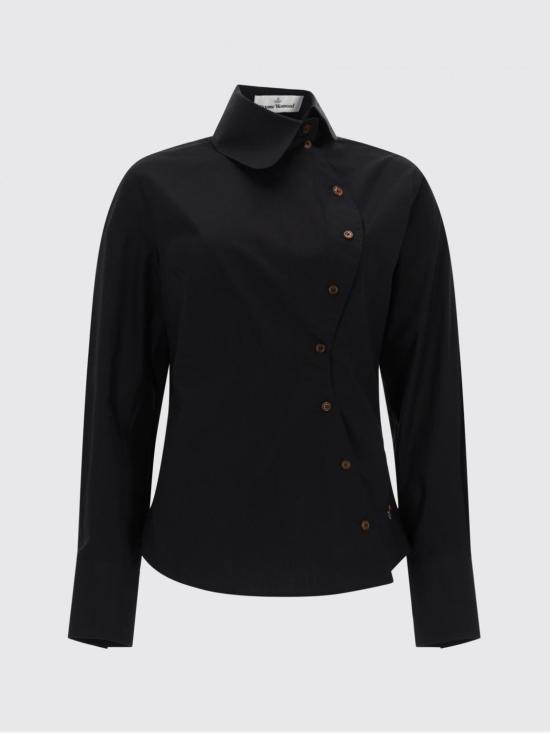 26SS 비비안웨스트우드 셔츠 1501006FW009Q N401 Black - VIVIENNE WESTWOOD