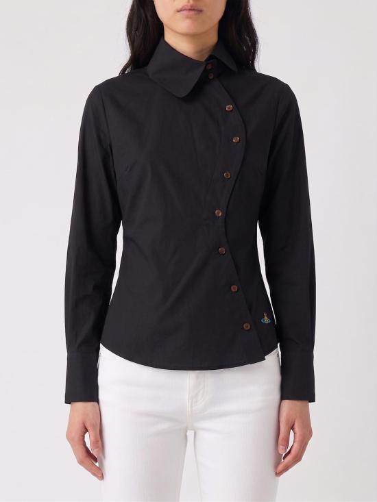 26SS 비비안웨스트우드 셔츠 1501006FW009Q N401 Black