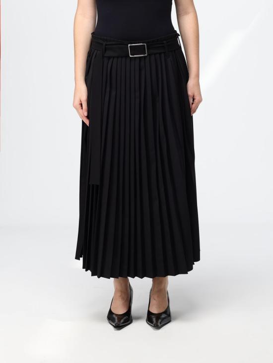 26SS 스포트막스 스커트 210108610600 002 Black