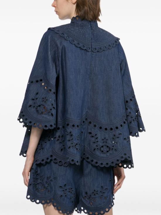 26FW 짐머만 민소매 티셔츠 7282TSS263 INK NAVY - ZIMMERMANN