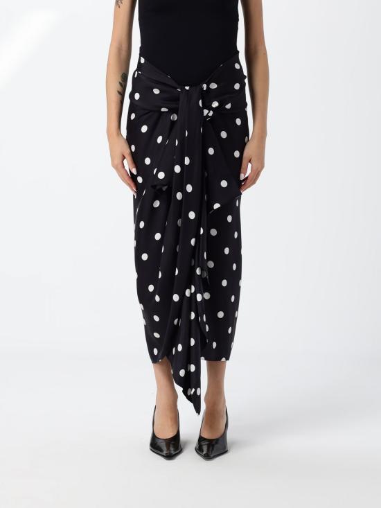 26SS 스포트막스 스커트 210101620600 003 Black