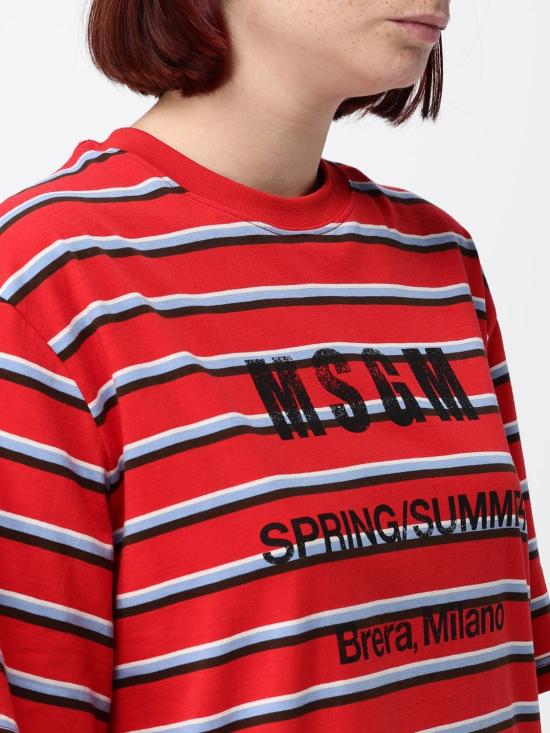 26SS 엠에스지엠 반팔 티셔츠 4042MDM99267310 Red - MSGM