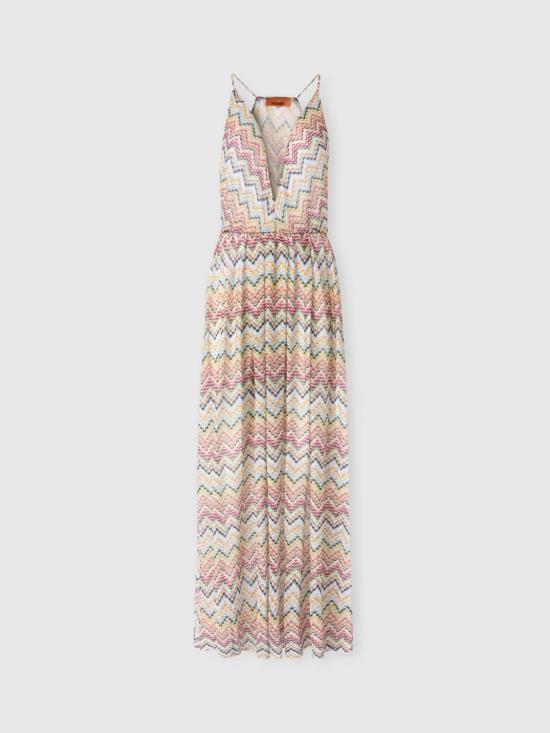 26SS 미소니 롱 원피스 MS26SQ22BR015G SMSOK Multicolor - MISSONI