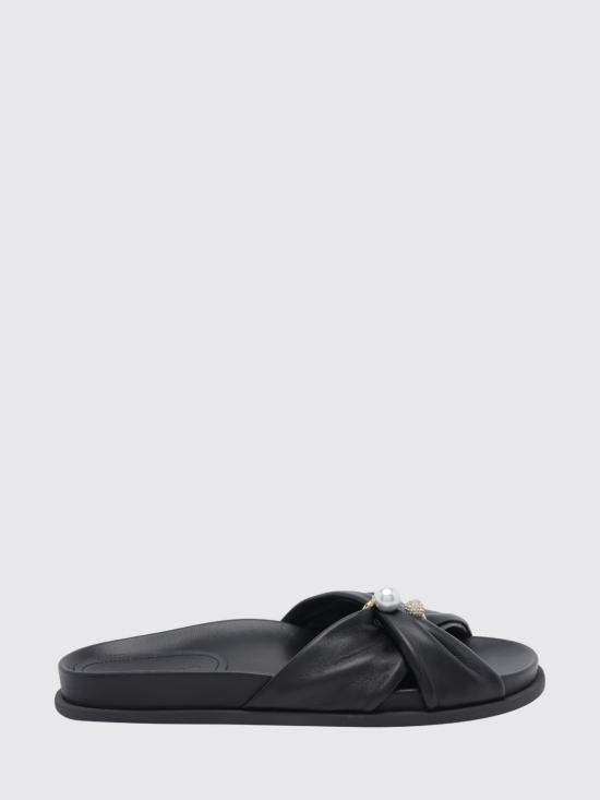 26FW 지미추 힐/펌프스 RAFIFLATGVR Black