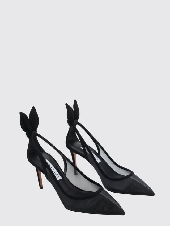 26FW 아쿠아주라 힐/펌프스 DENMIDP1FMD 000 Black - AQUAZZURA