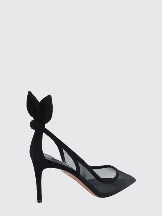 26FW 아쿠아주라 힐/펌프스 DENMIDP1FMD 000 Black - AQUAZZURA