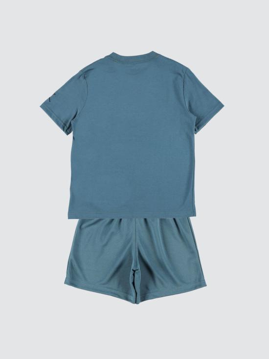26SS [키즈] 나이키 캐주얼 세트 85F478 EA0 Petroleum Blue - NIKE