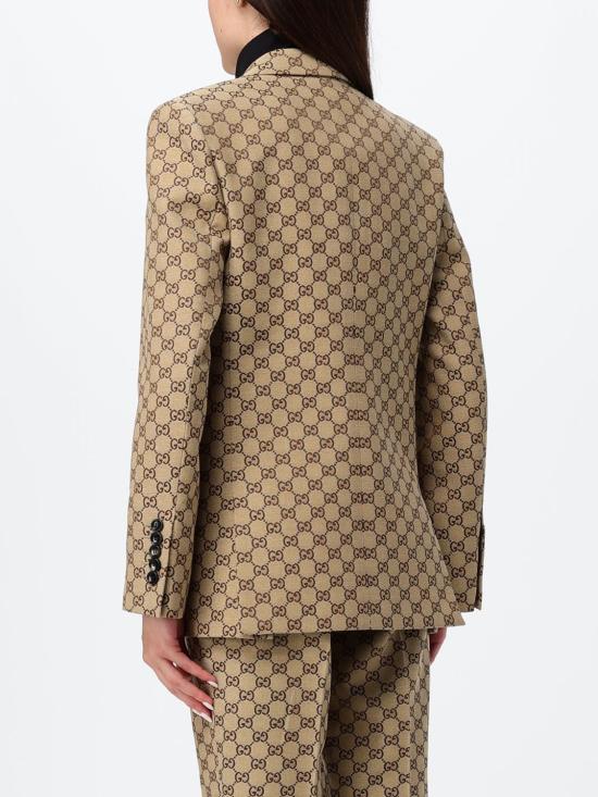 26FW 구찌 GG 캔버스 자켓 785972ZAF4S 2190 Beige - GUCCI