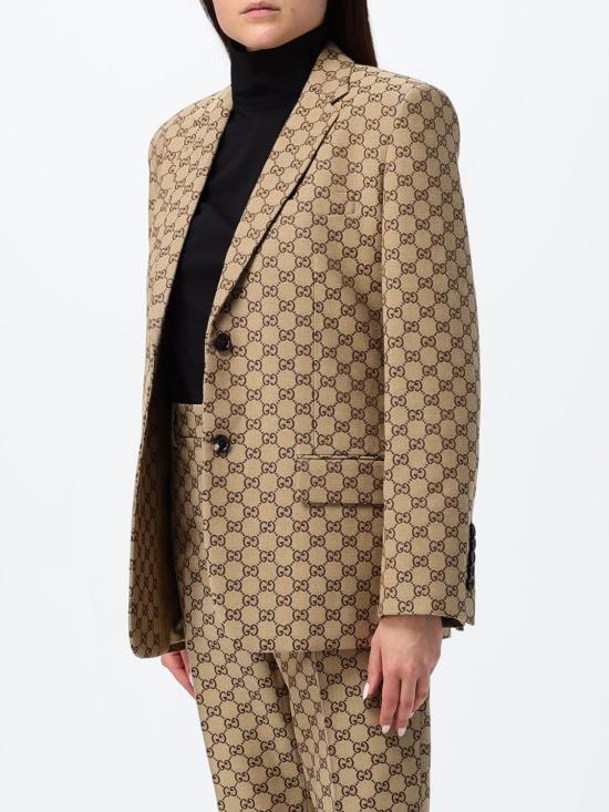 26FW 구찌 GG 캔버스 자켓 785972ZAF4S 2190 Beige - GUCCI