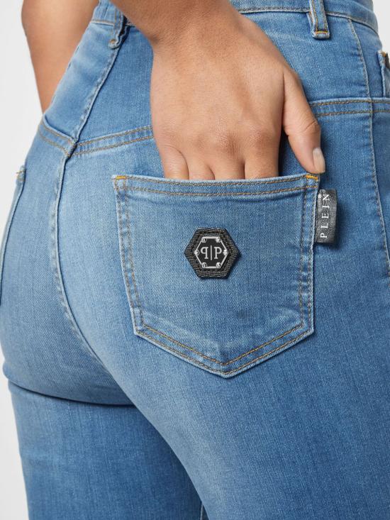 26SS 필립 플레인 데님 팬츠 PAACWDT1918PDE004N 07am Denim - PHILIPP PLEIN