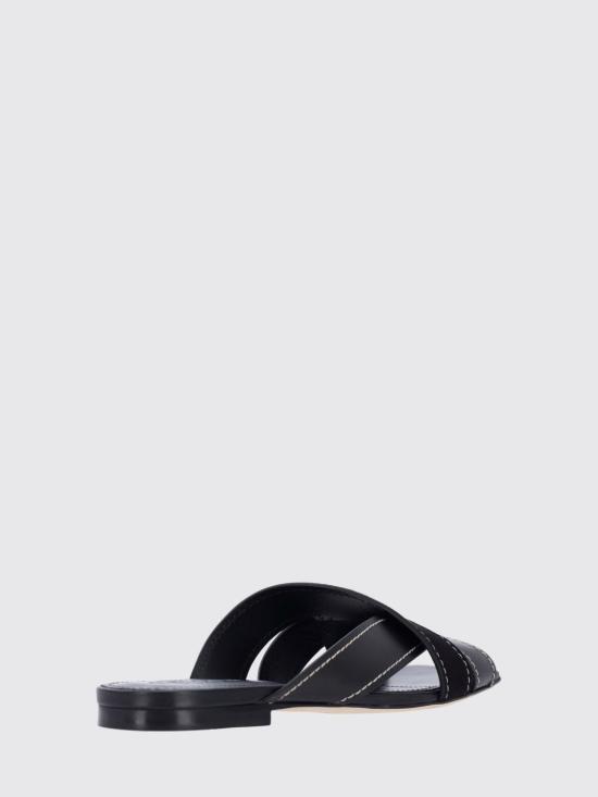 26SS 토즈 레더 크로스 스트랩 샌들 XXW99L0JY50V1S B999 Black - TODS