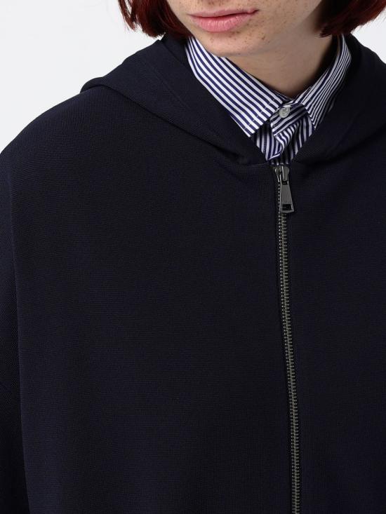 26FW 막스마라 루즈핏 비스코스 크레이프 니트 반팔 2621346011600 002 Navy - MAX MARA