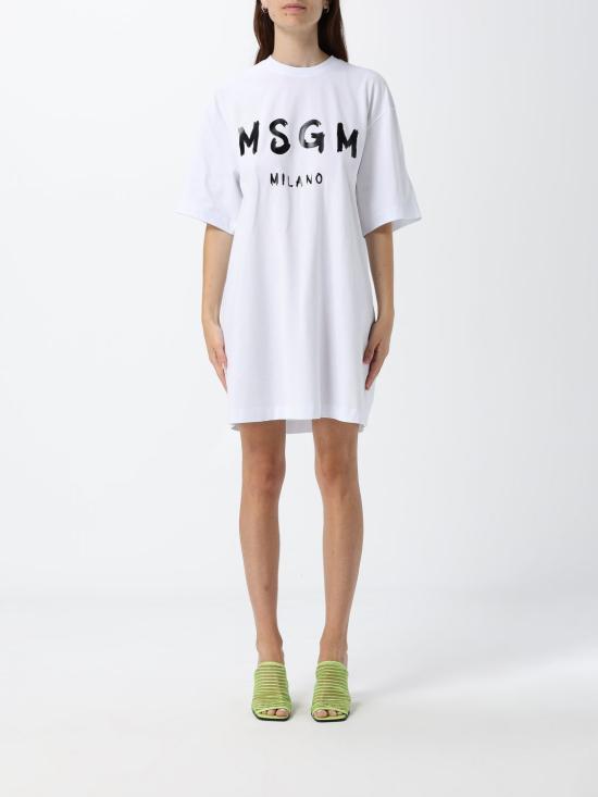 26SS 엠에스지엠 미디 원피스 2000MDA510200002 01 White