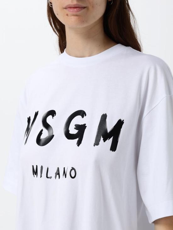 26SS 엠에스지엠 미디 원피스 2000MDA510200002 01 White - MSGM