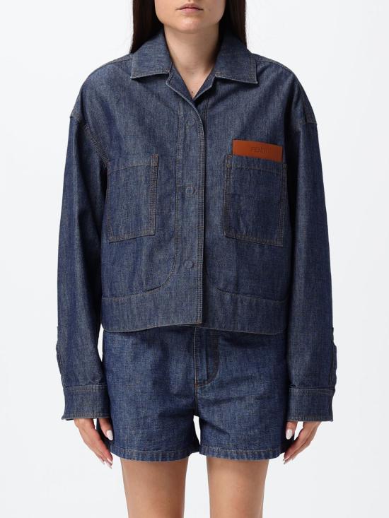 26FW 펜디 자켓 FLF861AW8H F0QB0 Navy