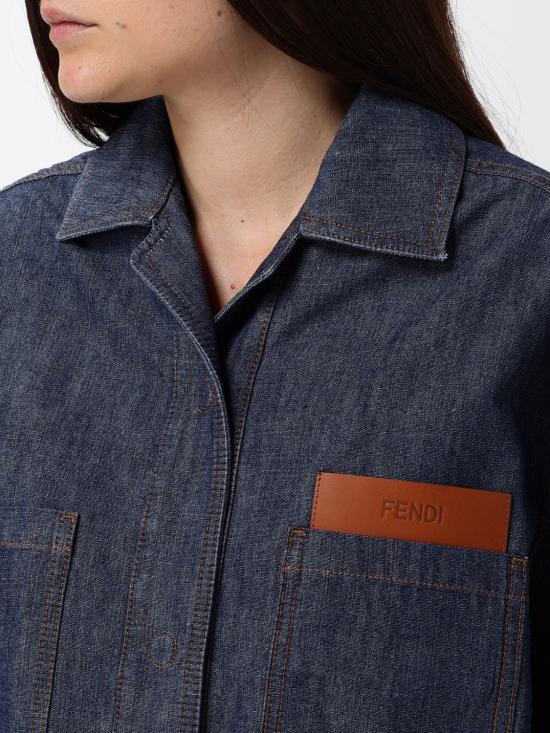 26FW 펜디 자켓 FLF861AW8H F0QB0 Navy - FENDI