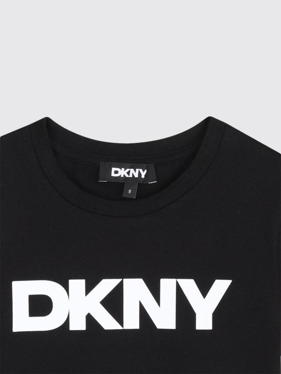26SS [키즈] 디케이엔와이 티셔츠 D62617 09B Black - DKNY