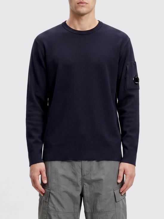 26SS 씨피 컴퍼니 코튼 씨 아일랜드 렌즈 스웨터 20CMKN097A110560A 888 Blue