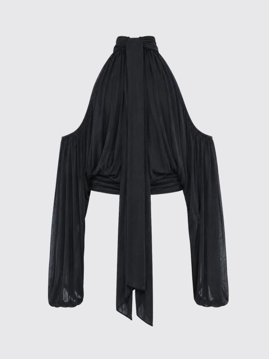 26SS 쥬세페 디 모라비토 블라우스 06PSTO38816301 99 Black - GIUSEPPE DI MORABITO