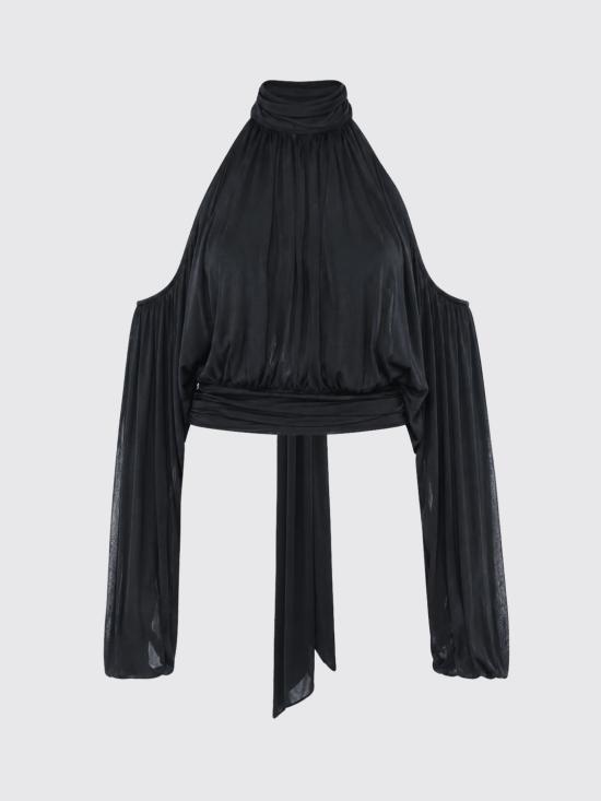 26SS 쥬세페 디 모라비토 블라우스 06PSTO38816301 99 Black - GIUSEPPE DI MORABITO