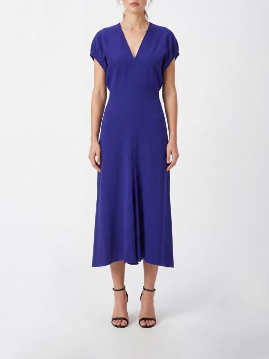 26SS 빅토리아 베컴 롱 원피스 1226WDR006381A BRIGHTINDIGO Blue