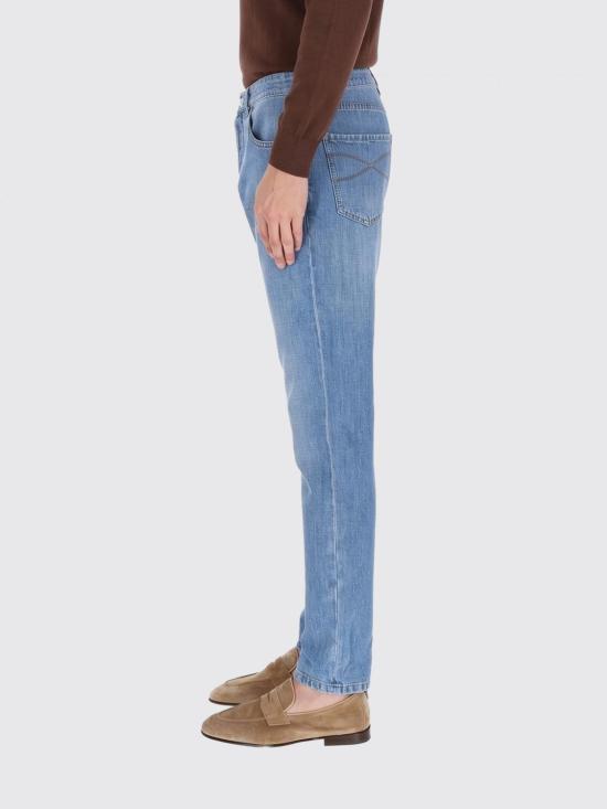 26SS 브루넬로 쿠치넬리 데님 팬츠 M0Z37X1290 C1470 Navy - BRUNELLO CUCINELLI