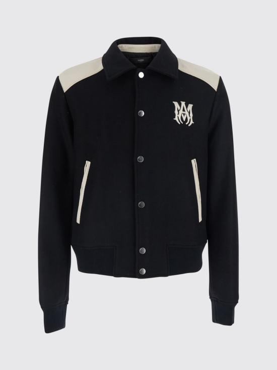 26FW 아미리 봄버 자켓 AMOUVY1014 001 Black - AMIRI