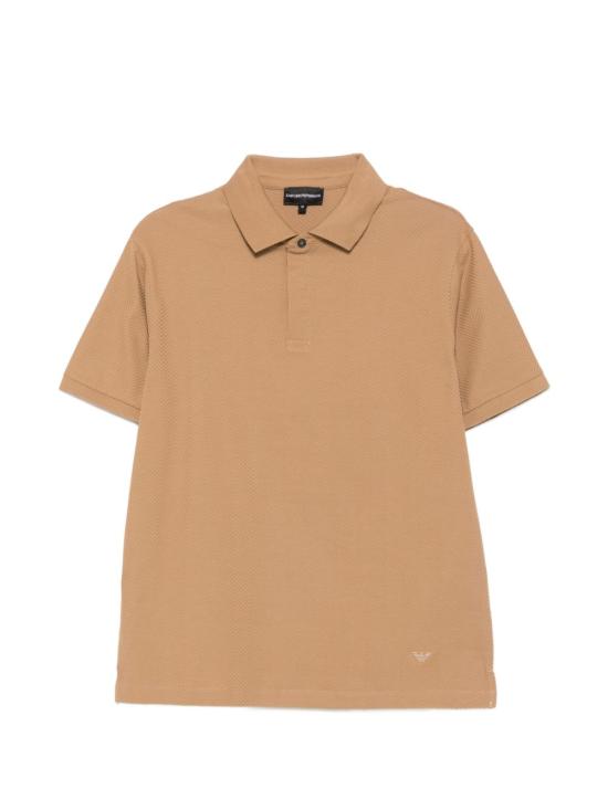 26FW 엠포리오 아르마니 폴로 티셔츠 EM007039 AF10762F6245 BROWN