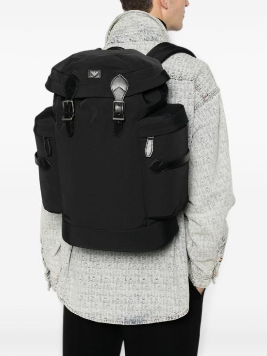 26FW 엠포리오 아르마니 백팩 EM006520 AF28742UC001 BLACK - EMPORIO ARMANI