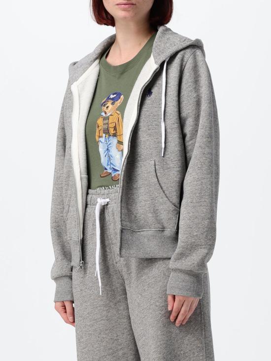 26FW 폴로 랄프로렌 후드 티셔츠 211971699 004 Grey - POLO RALPH LAUREN