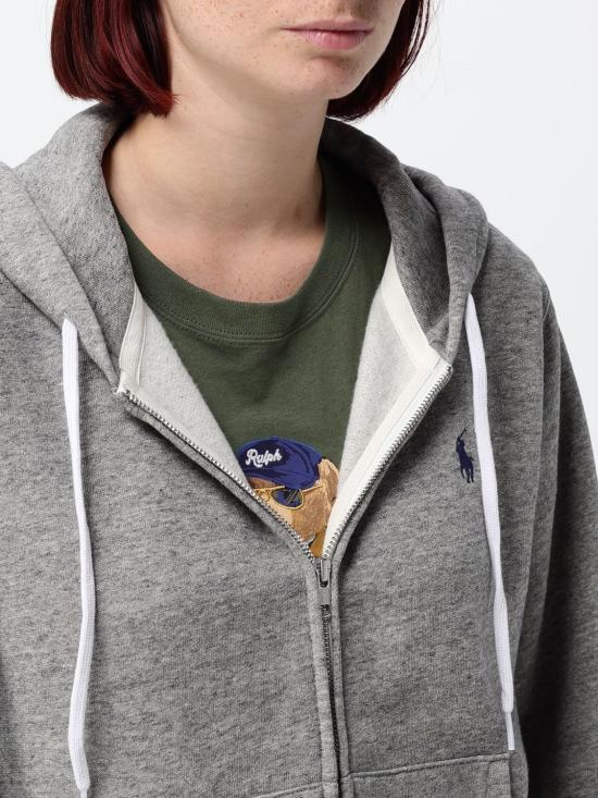 26FW 폴로 랄프로렌 후드 티셔츠 211971699 004 Grey - POLO RALPH LAUREN