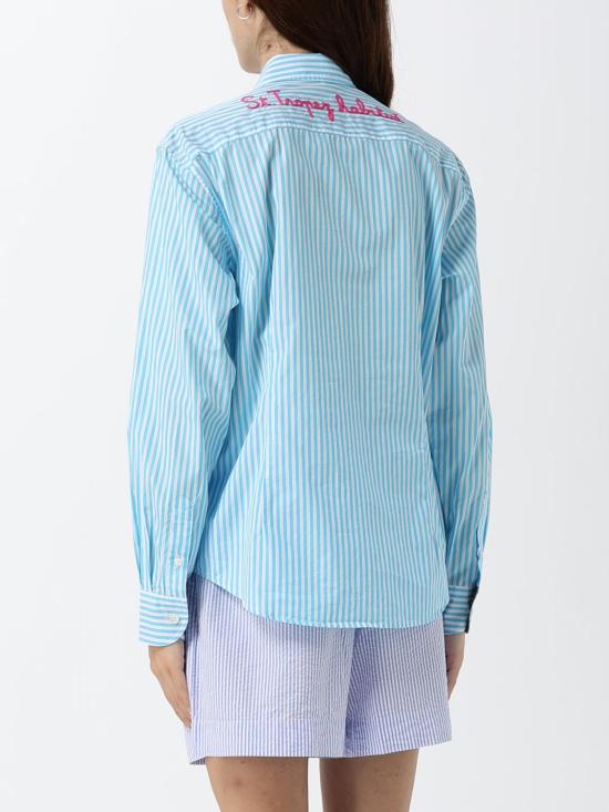 26SS 세인트바쓰 셔츠 MDH0010 00803L Gnawed Blue 1 - MC2 SAINT BARTH