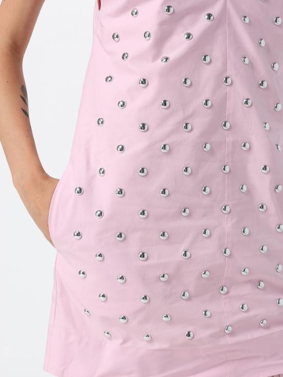 26SS 엠에스지엠 롱 원피스 4042MDA26PX267112 Pink - MSGM