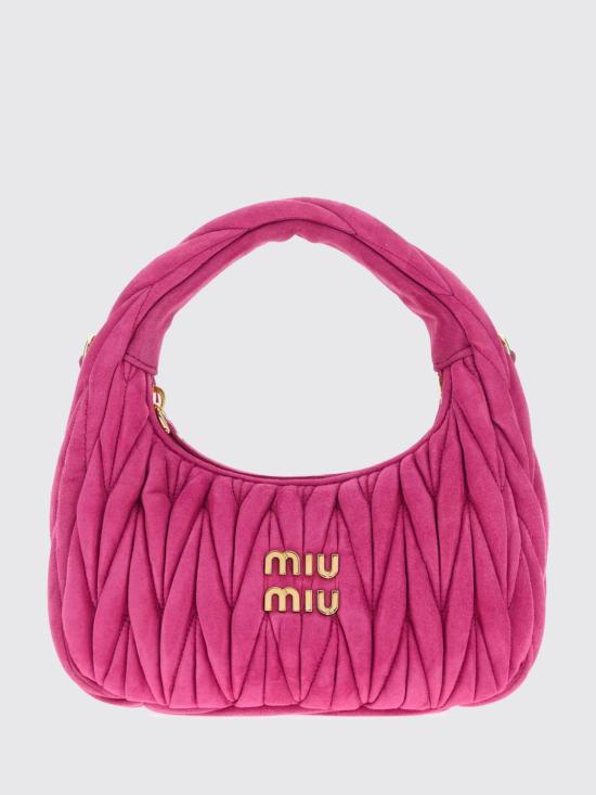 26SS 미우미우 마틀라쎄 완더 레더 토트백 5BC125VOOYAB7O F0029 Fuchsia