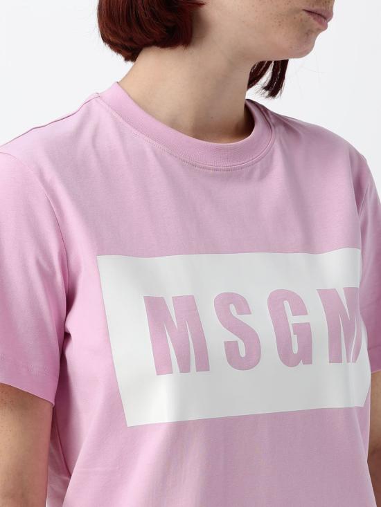 26SS 엠에스지엠 반팔 티셔츠 4041MDM520267002 13 Pink - MSGM